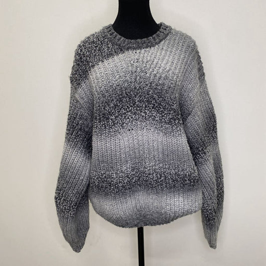 ROOTS - GREY KNIT WOOL-BLEND SWEATER