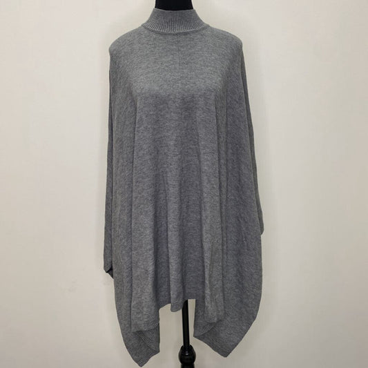 MELANIE LYNE - GREY PONCHO