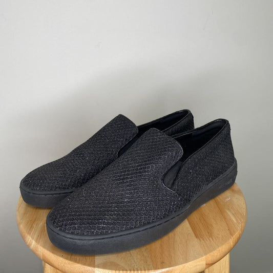 MICHAEL KORS - BLACK GLITTER SLIP ON