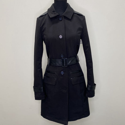 RW&CO - BLACK BUTTONED TRENCH COAT