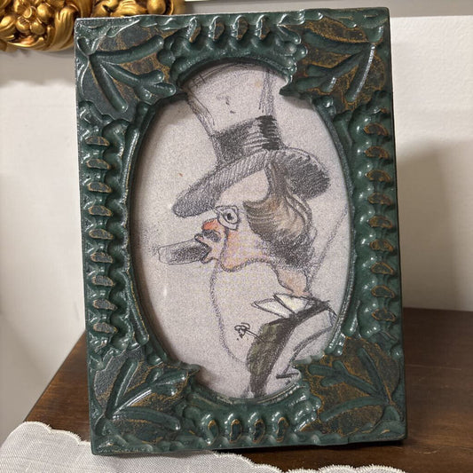 vintage Frame Green Antique Style