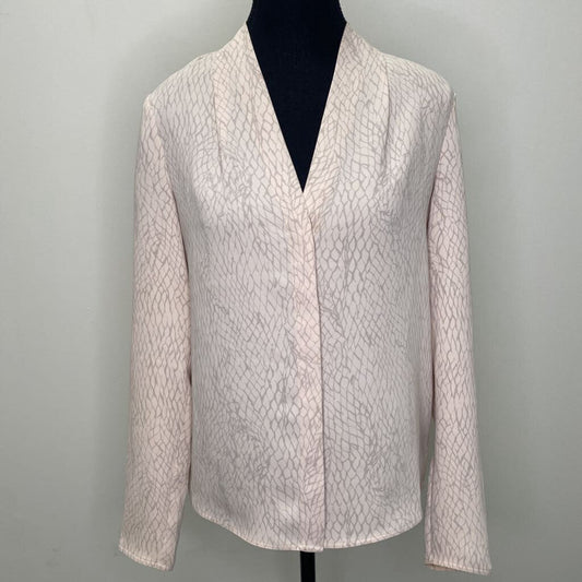 BABATON - IVORY/GREY PATTERNED L/S BUTTON-UP