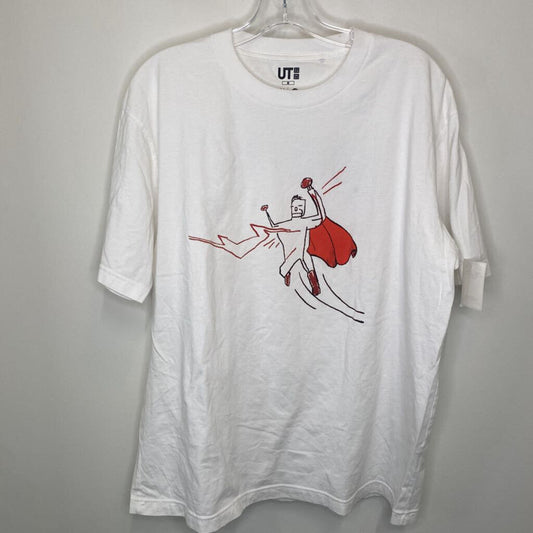 UNIQLO - WHITE S/S "SUPERMAN" T-SHIRT