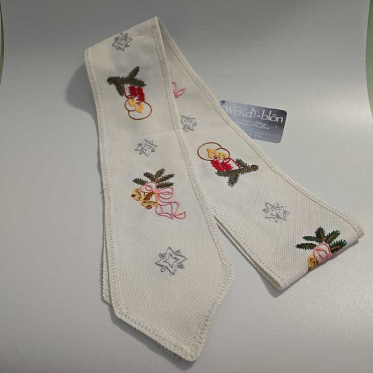 Vintage Needlepoint Holiday Runner