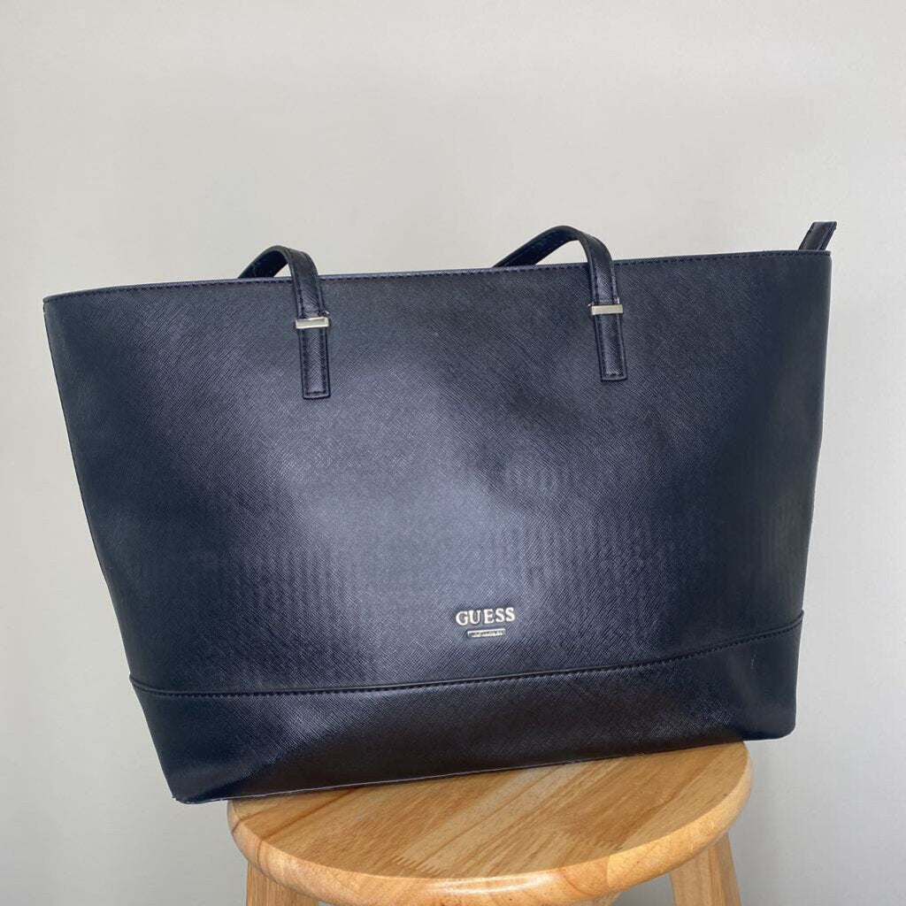 GUESS - BLACK TOTE BAG