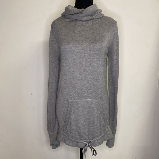 LULULEMON - GREY KNIT HOODED SWEATER