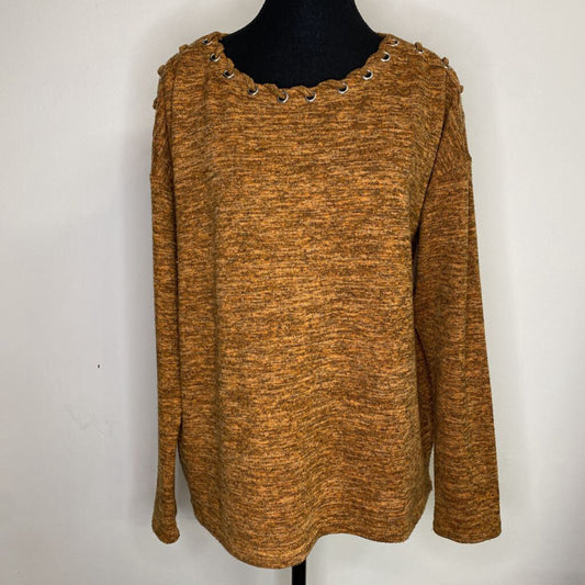 DESIGN HISTORY - RUST L/S W/ BRAIDING DETAIL