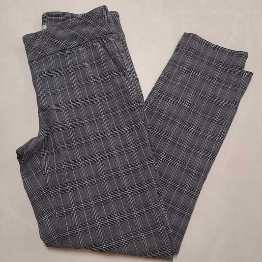 BLUE & GREY PLAID PANTS