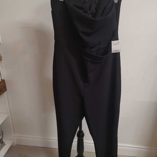 BLACK DRESSY JUMPSUIT