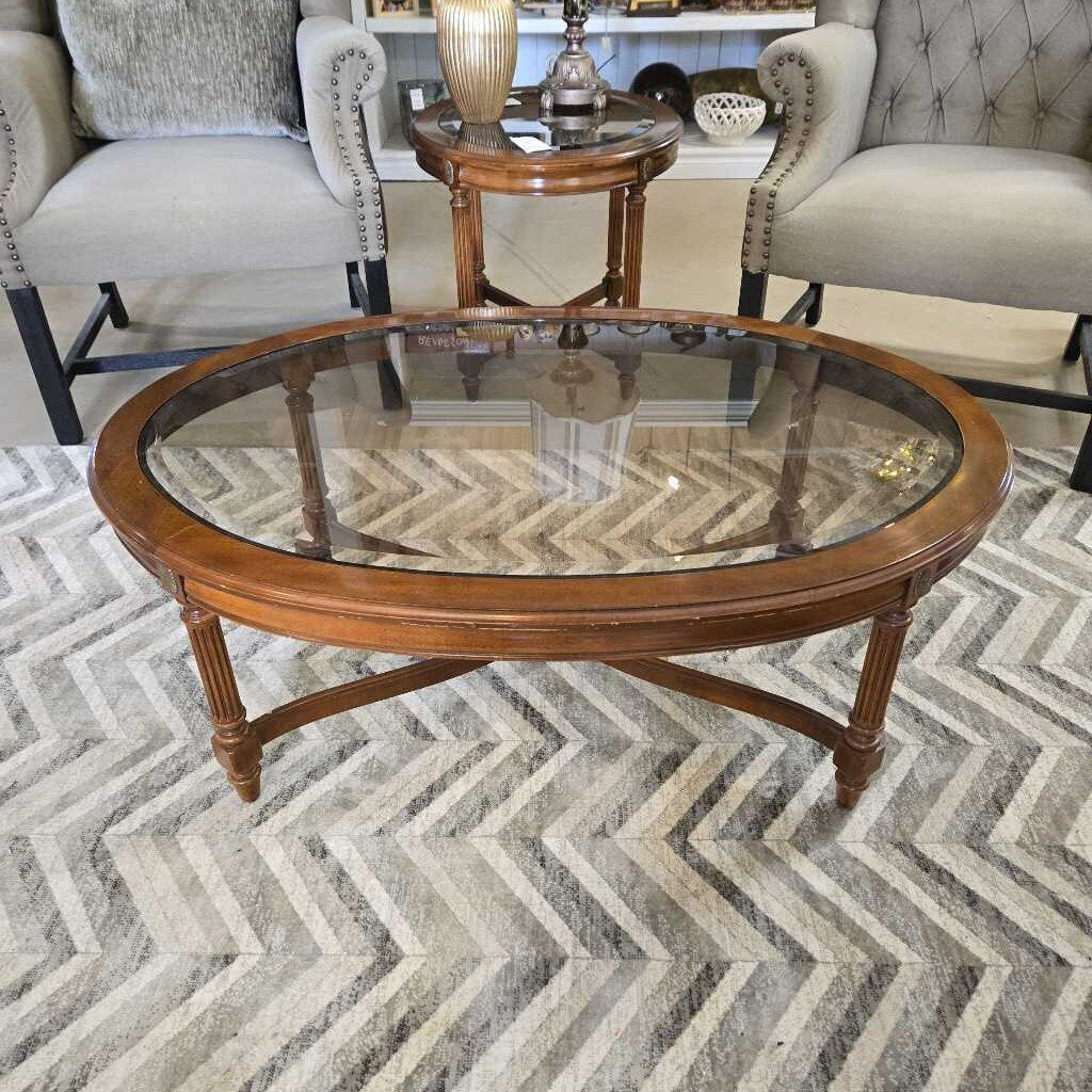 OVAL COFFEE TABLE