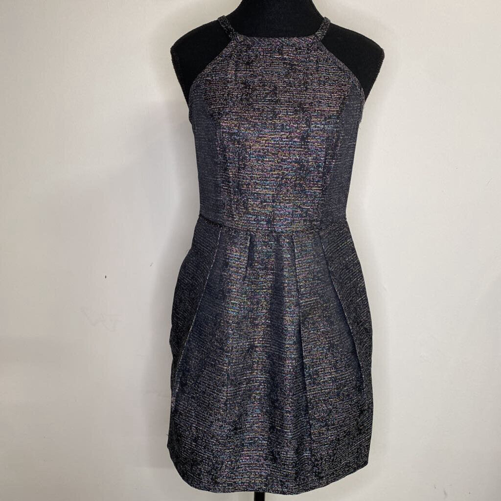 RACHEL ROY - RAINBOW FLECK HALTER MINI DRESS