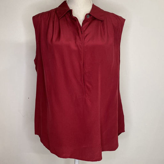 NORDSTROM - 100% SILK RED TANK TOP