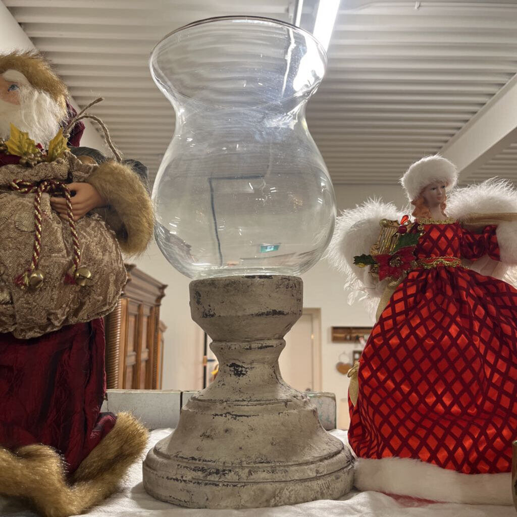 SET OF 2 LARGE CANDLE HOLDERS