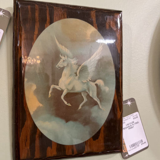 VINTAGE PEGASUS FLYING PRINT