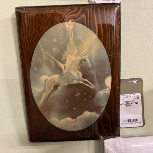 VINTAGE PEGASUS FLYING PRINT