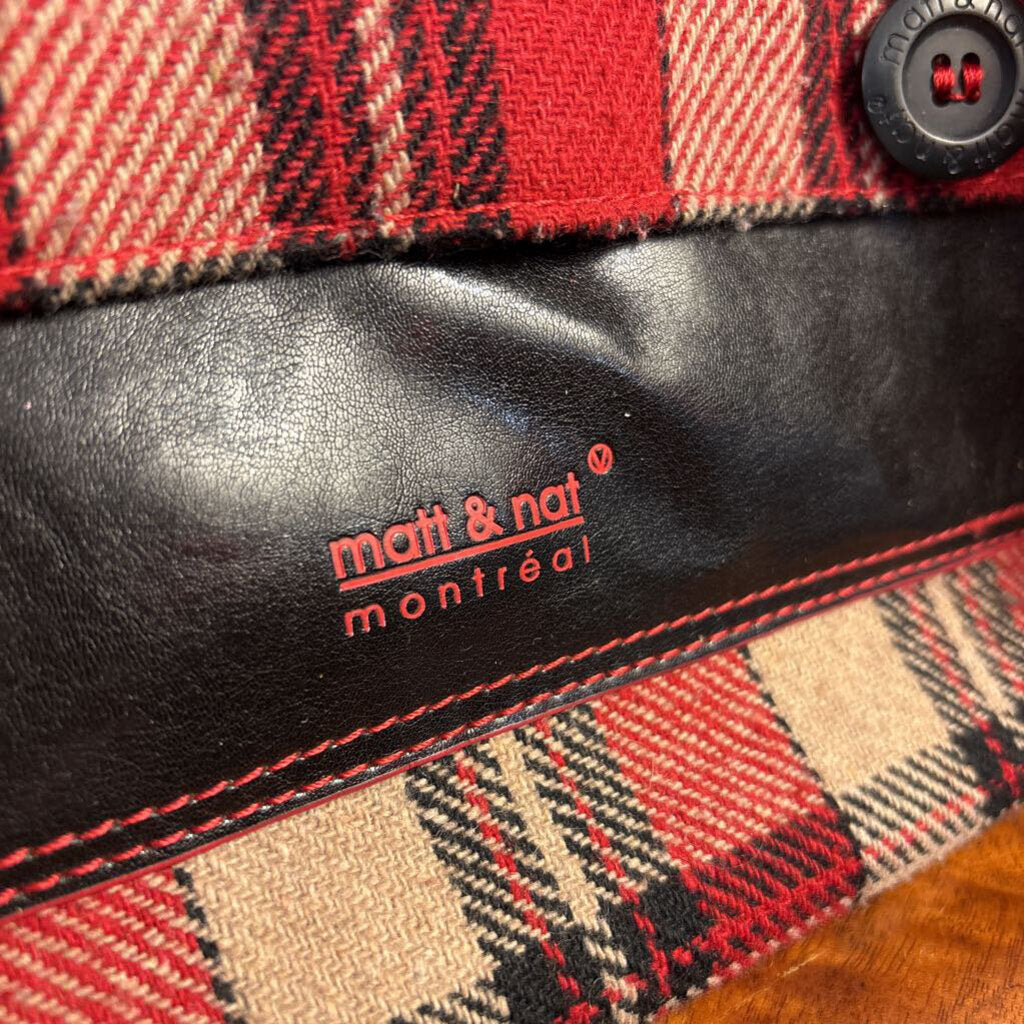 MATT & NAT PLAID HANDBAG