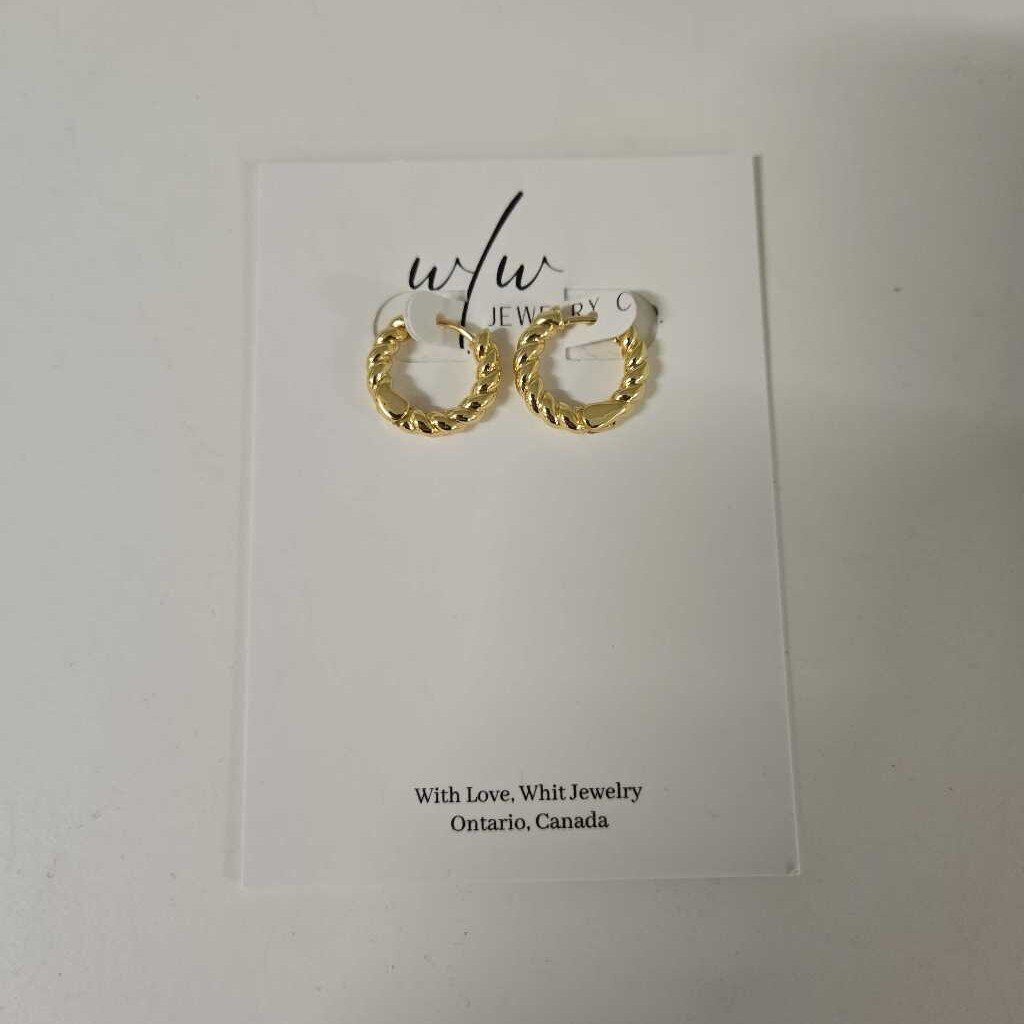 Gold Filled Twist Hoop