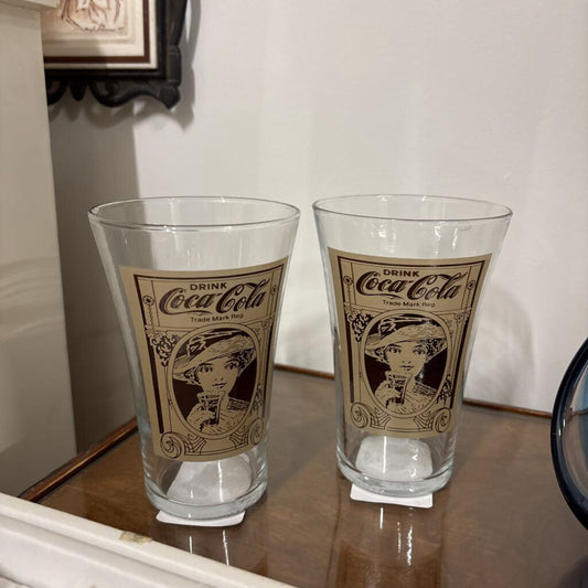 Vintage Coke Cola Glass