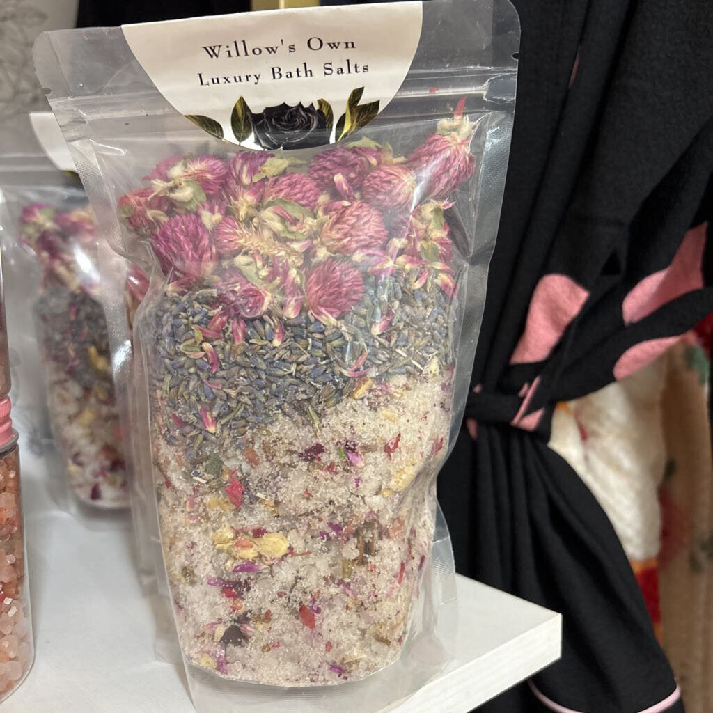 Willow's Own LUXURY BATH BAGS CLEAR