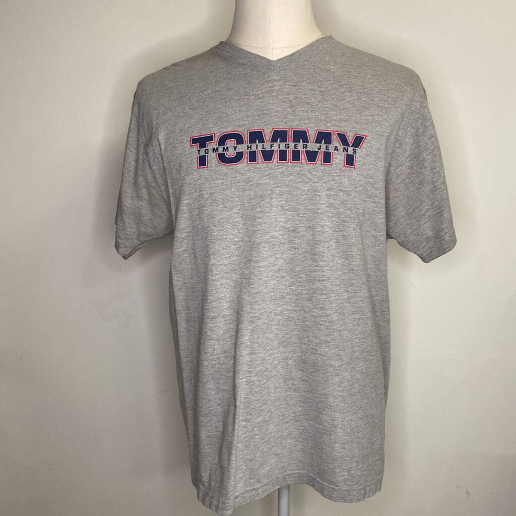 TOMMY HILFIGER - GREY S/S SHIRT