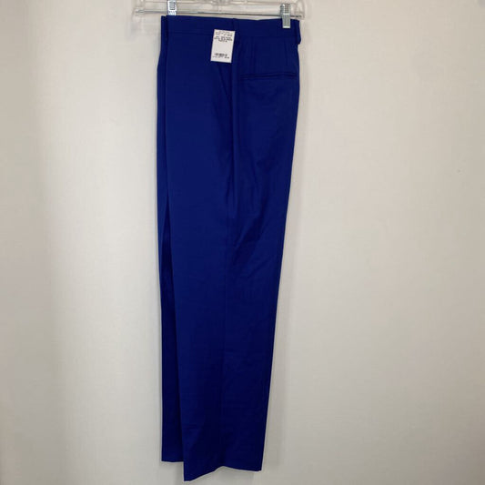 JAC - 100% WOOL ROYAL BLUE DRESS PANTS