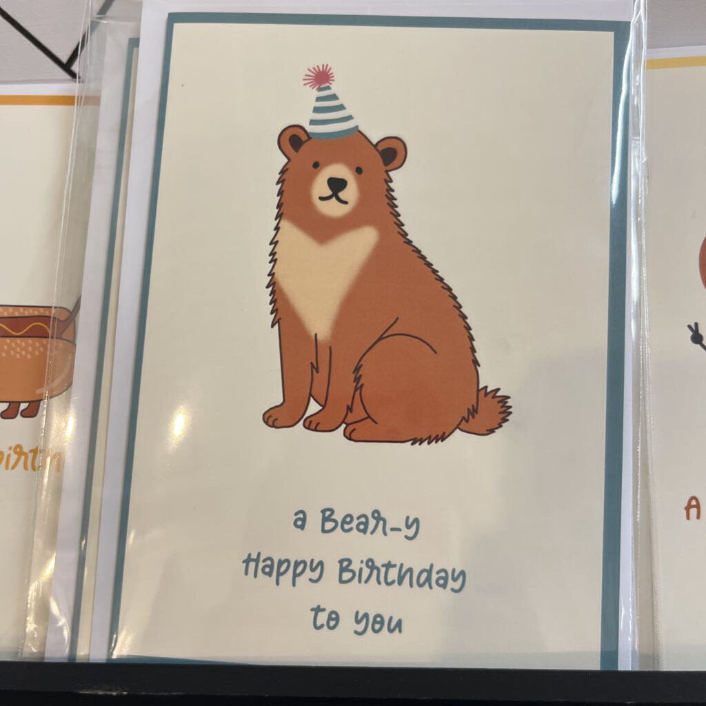 A BEAR-Y HAPPY BIRTHDAY TO YOU CARD