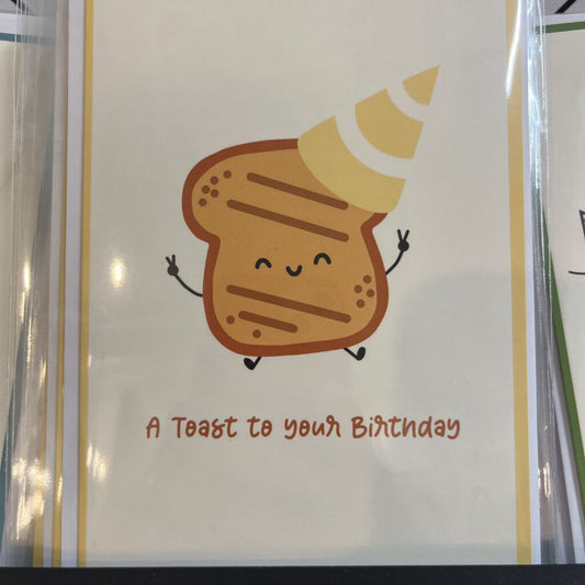 A TOAST TO YOUR BIRTHDAY CARD