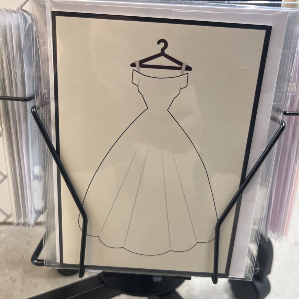 WEDDING DRESS CARD