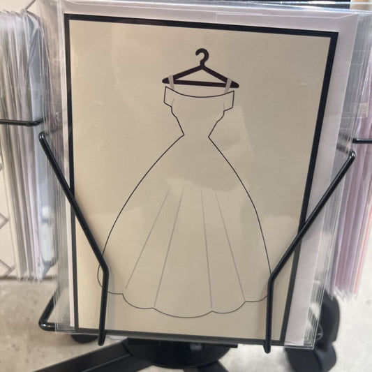 WEDDING DRESS CARD