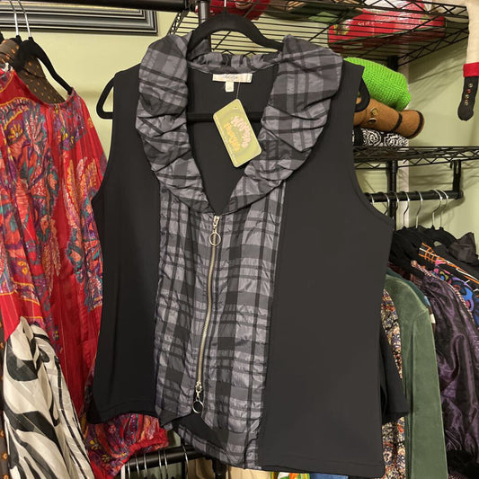 TU ELLYS - PLAID VEST