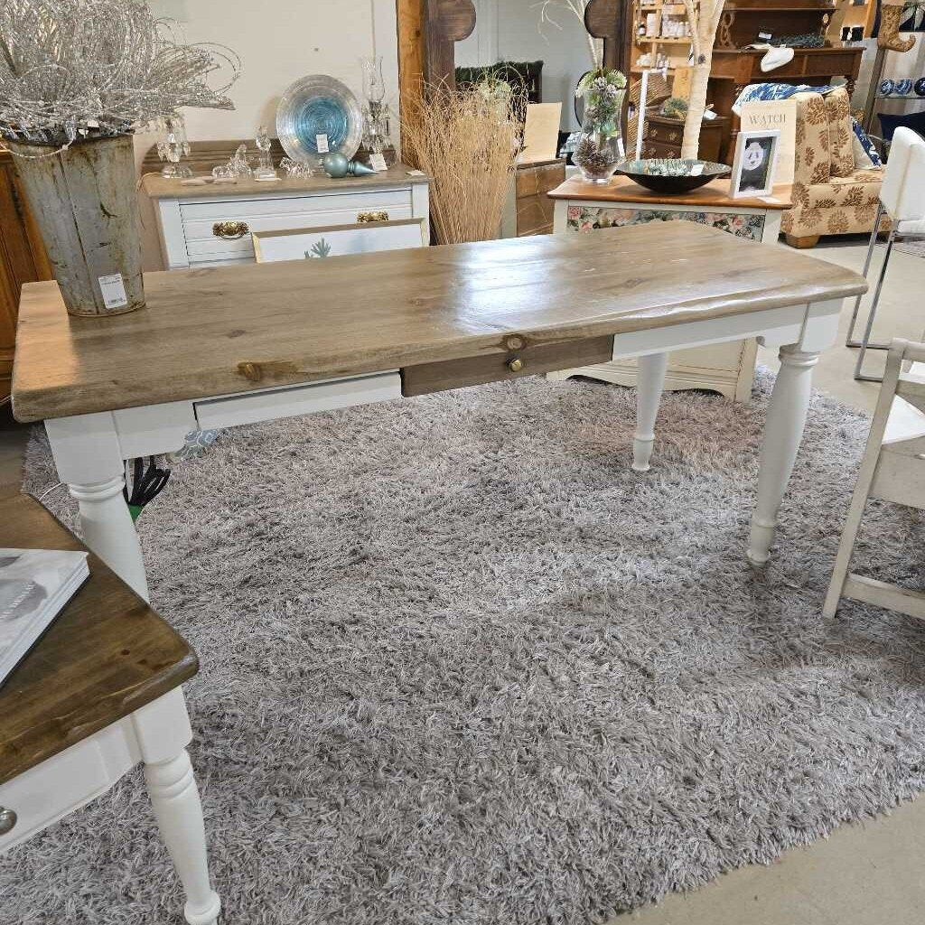 NEWLY REFINISHED DESK - WHITE