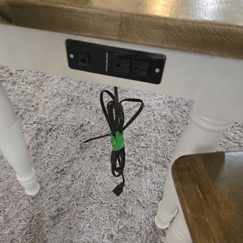 NEWLY REFINISHED DESK - WHITE