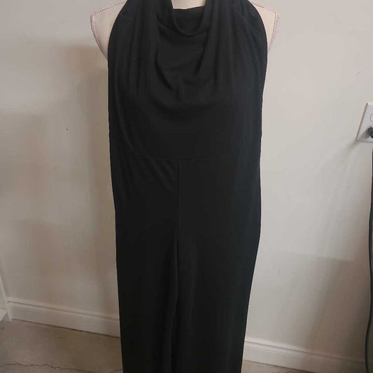 BLACK JUMPSUIT WITH LOW BACK