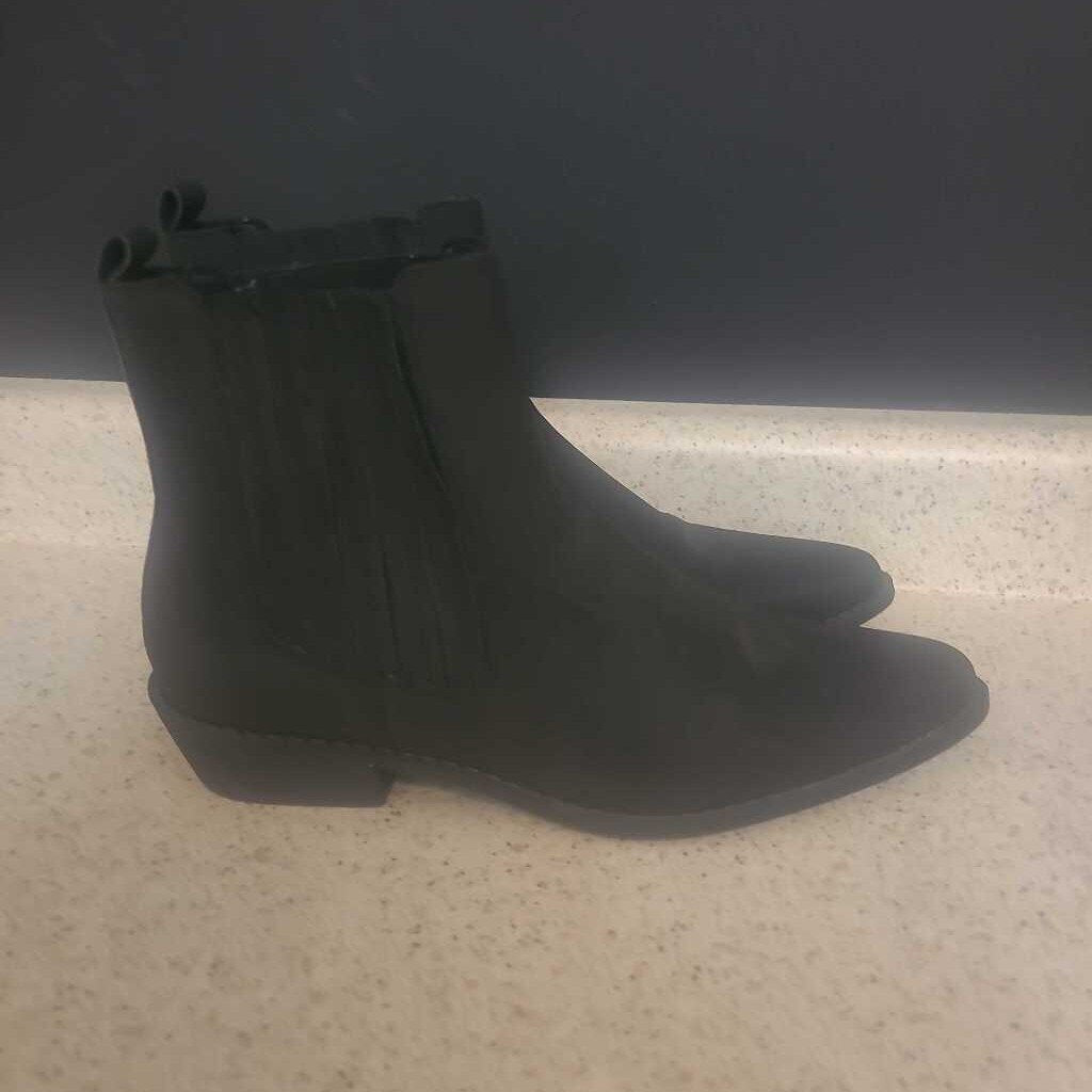 BLACK ANKLE BOOTS
