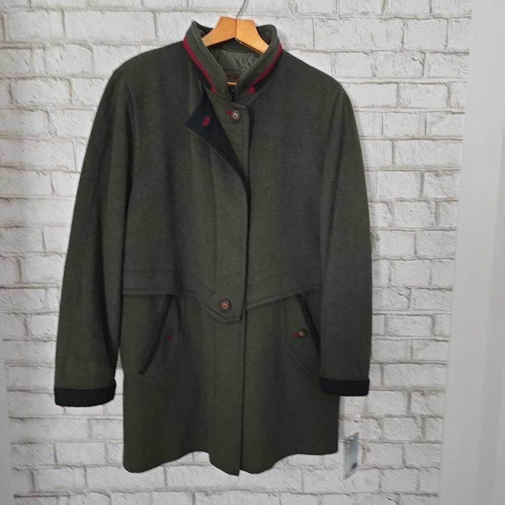 Wool/Alpaca Green Jacket Alpaka Loden