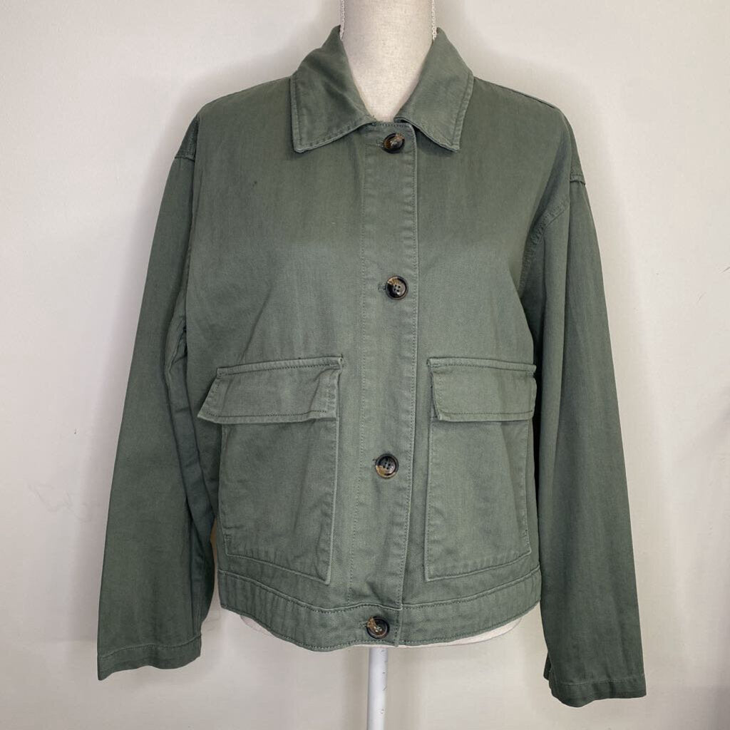 GAP - SAGE GREEN CARGO COAT
