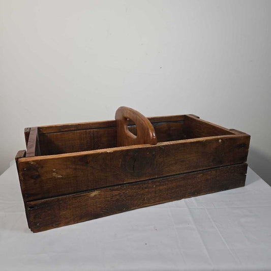 ANTIQUE WOODEN CADDY