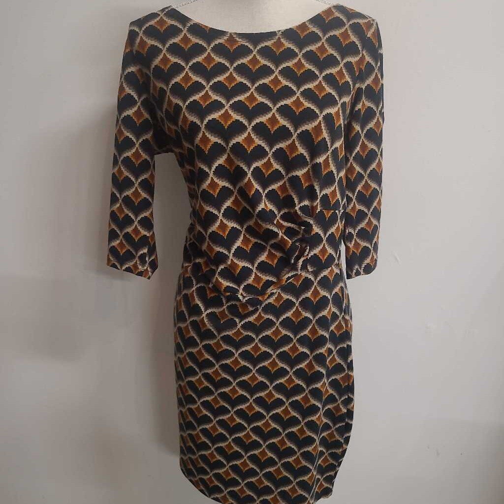 FLARED MULTI PATTERN DRESS