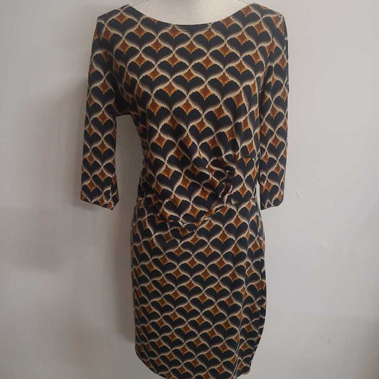 FLARED MULTI PATTERN DRESS