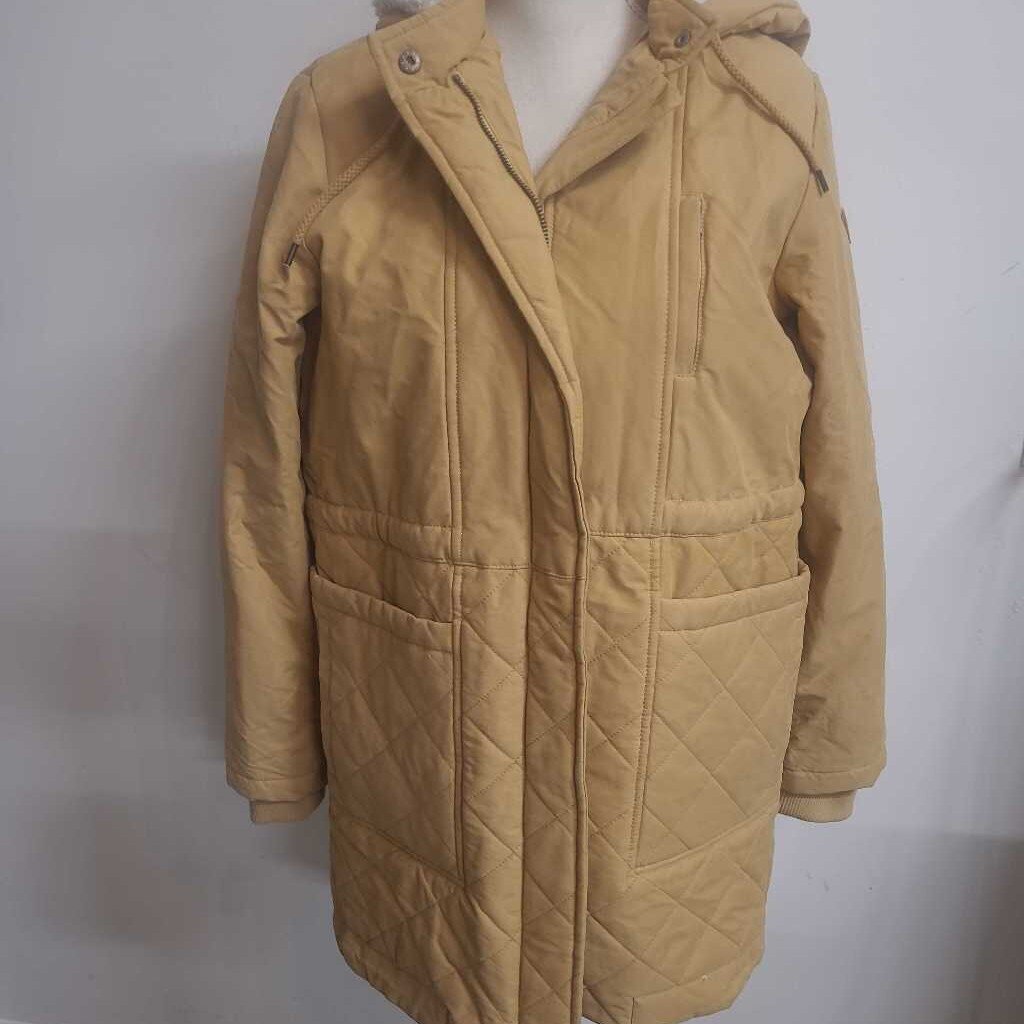 GOLD QUILTED WINTER COAT