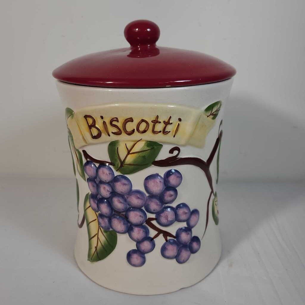 BISCOTTI COOKIE JAR