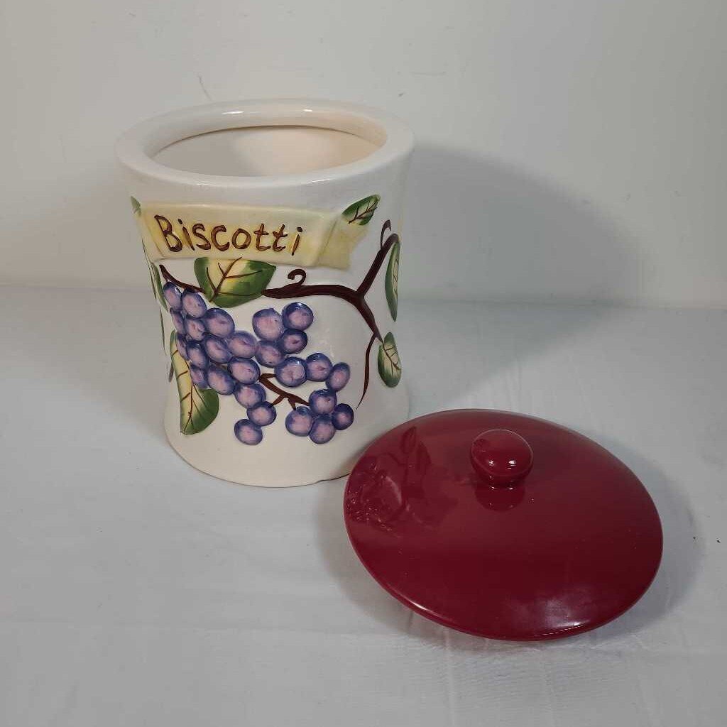BISCOTTI COOKIE JAR
