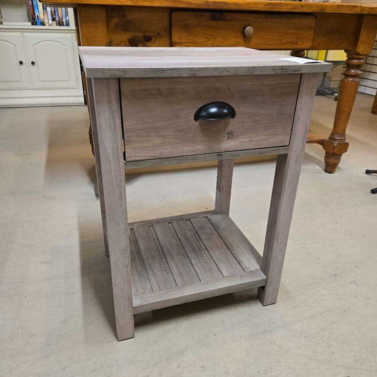 FARMHOUSE SIDE TABLE/NIGHTSTAND