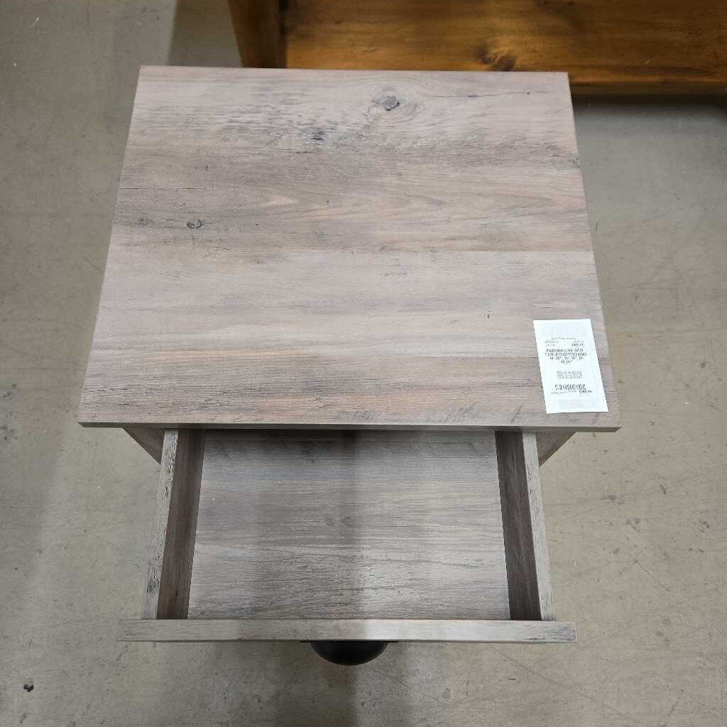 FARMHOUSE SIDE TABLE/NIGHTSTAND