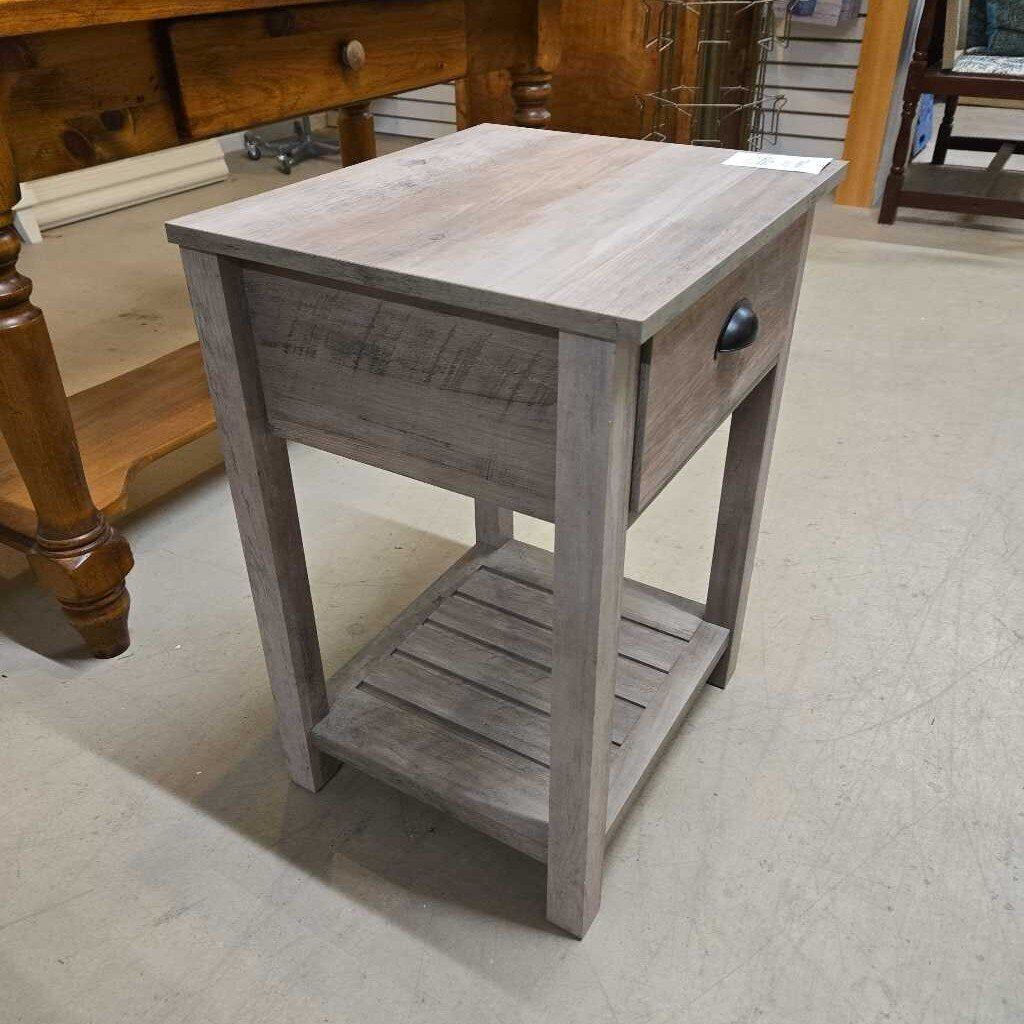 FARMHOUSE SIDE TABLE/NIGHTSTAND