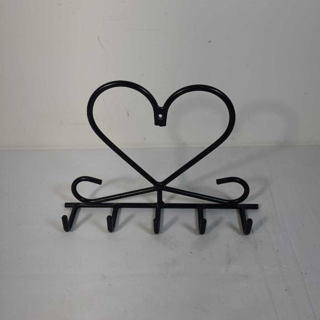 BLACK IRON HEART COAT HOOK