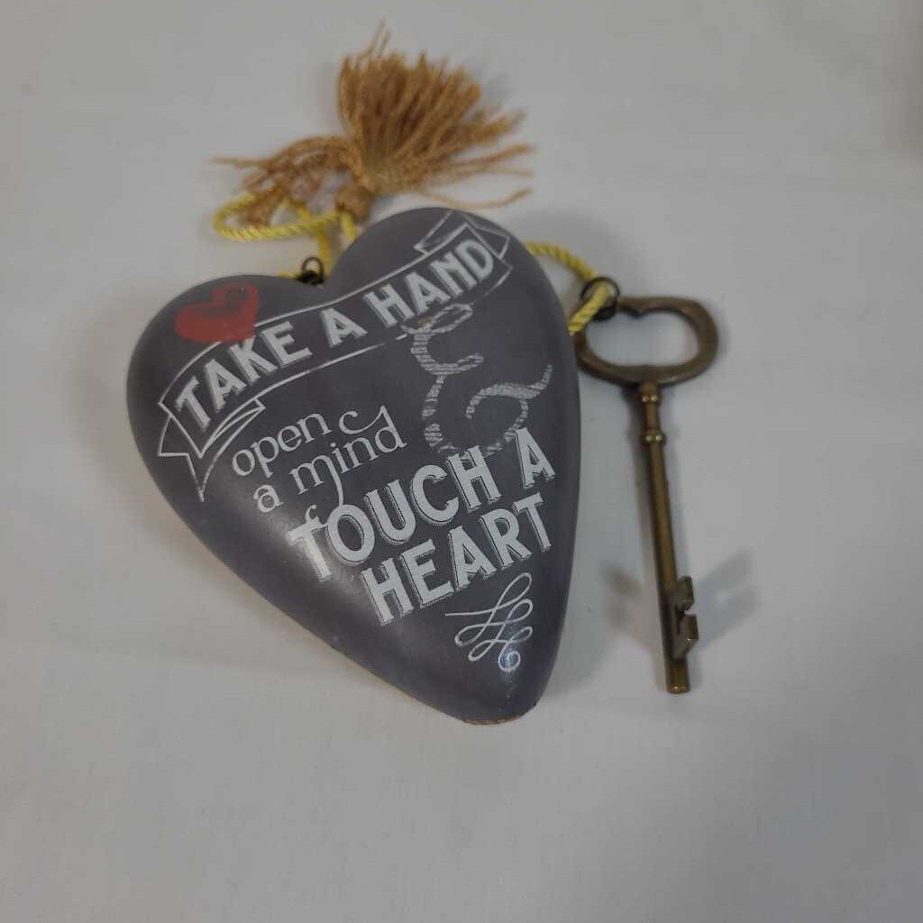 TAKE A HAND HEART & KEY