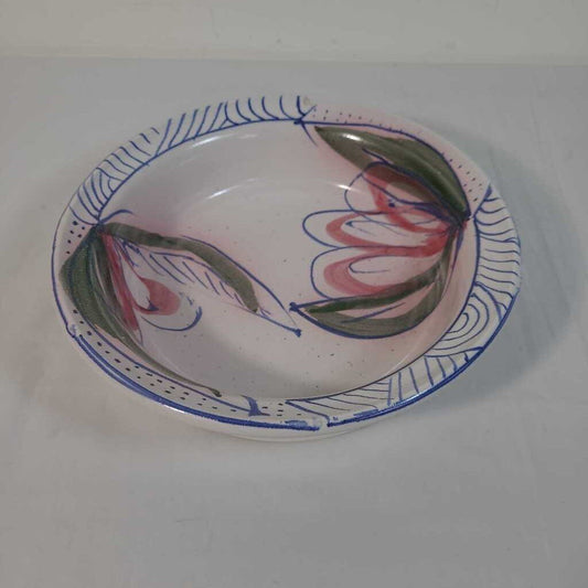 PINK GLAZE POTTERY BOWL