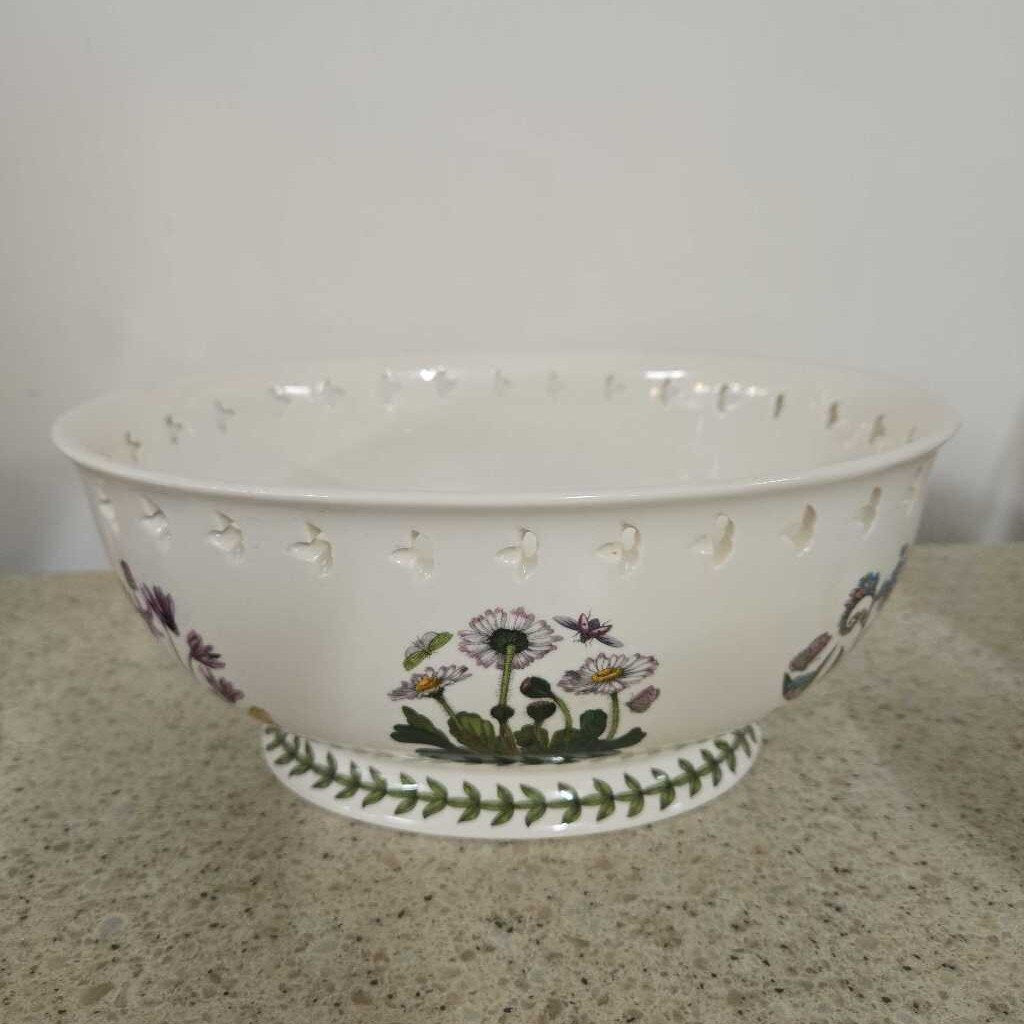9.5" PORTMEIRION BOTANIC GARDEN OVAL BOWL