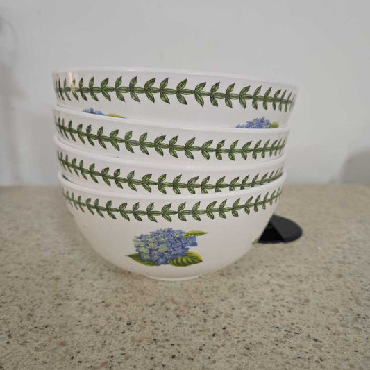 S/4 PORTMEIRION MELAMINE BOWLS